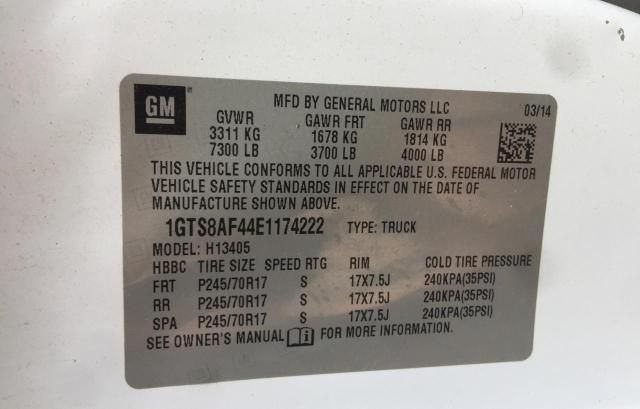 2014 GMC Savana G1500
