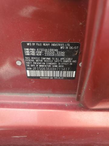 2008 Subaru Forester 2.5x