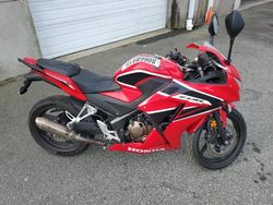 Honda salvage cars for sale: 2018 Honda CBR300 R