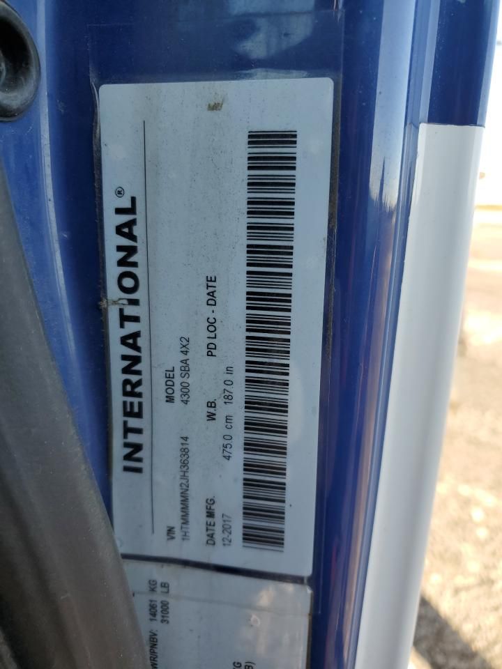 2018 International 4000 4300-Semi Truck