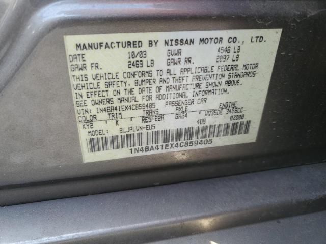 2004 Nissan Maxima SE