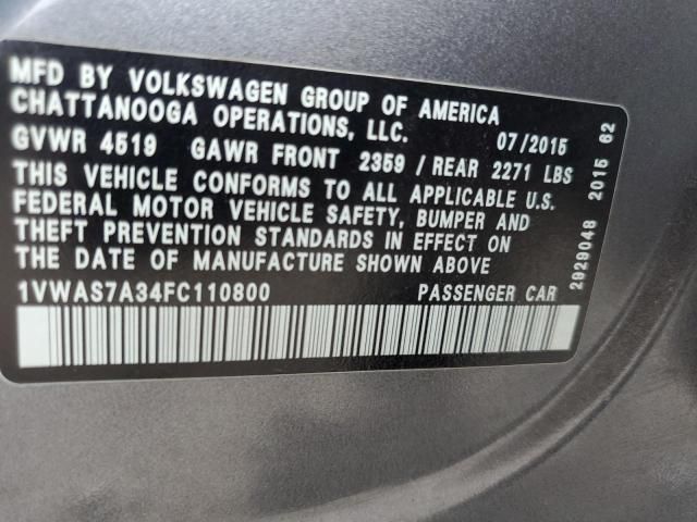 2015 Volkswagen Passat s