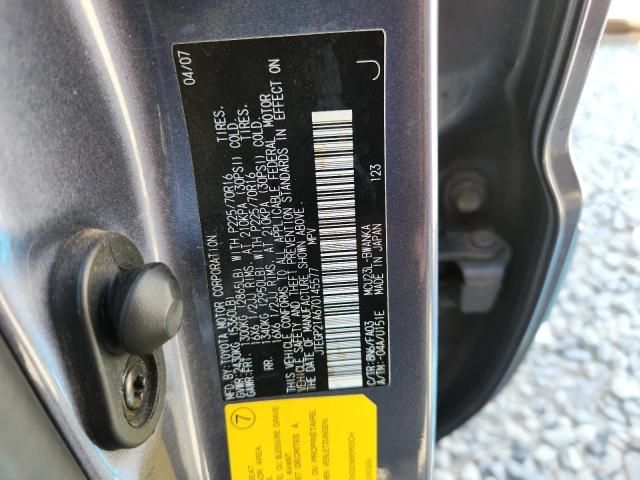 2007 Toyota Highlander Sport
