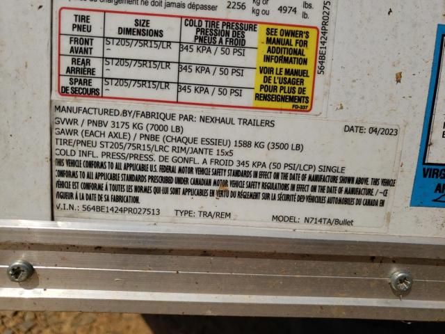 2023 Nexhaul N714TA Enclosed Cargo Trailer