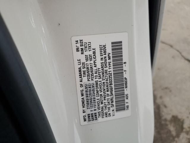 2015 Honda Odyssey EXL