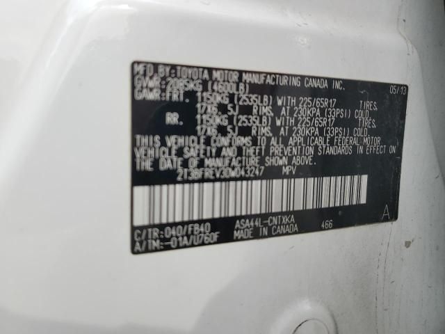 2013 Toyota Rav4 LE