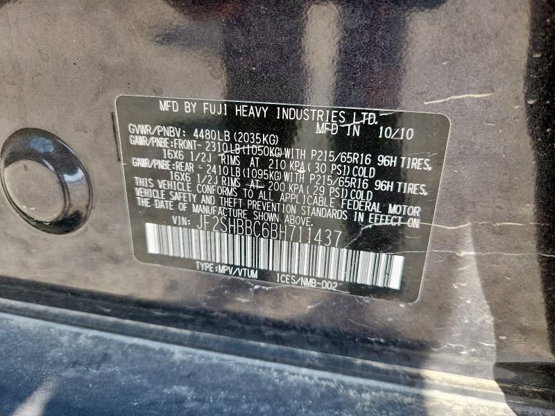 2011 Subaru Forester 2.5X