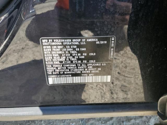 2018 Volkswagen Atlas sel Premium