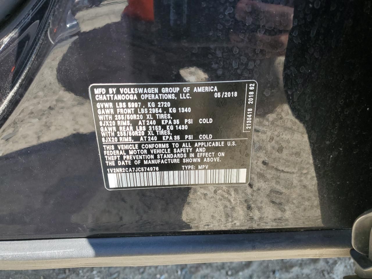 2018 Volkswagen Atlas sel Premium