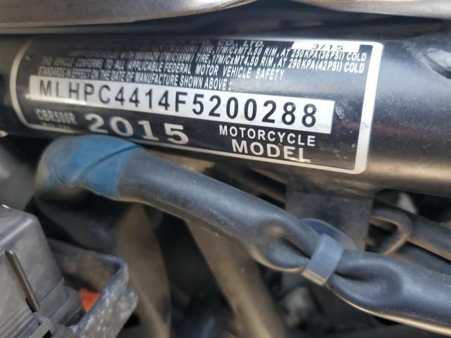 2015 Honda CBR500 R