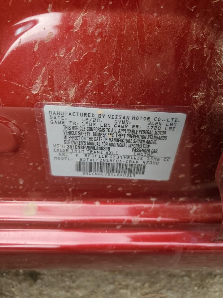 2021 Nissan Versa sv