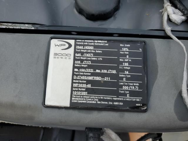 2020 Crown Electric Pallet Jack-Pallet Jack