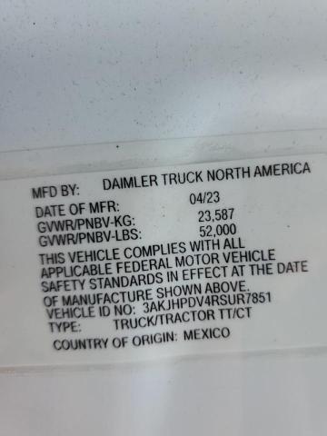 2024 Freigliner 2024 Freightliner Cascadia 116 Semi Truck
