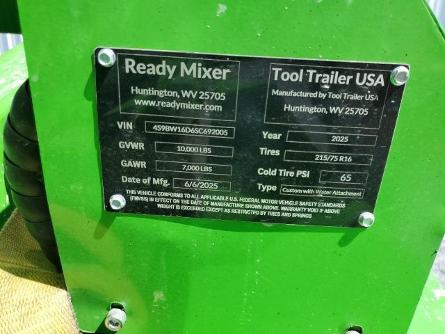 2025 Unknown 2025 Concrete Mixer Trailer