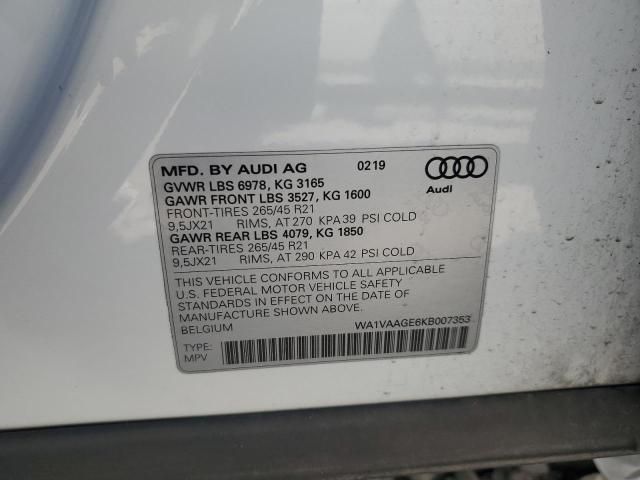 2019 Audi E-TRON Prestige