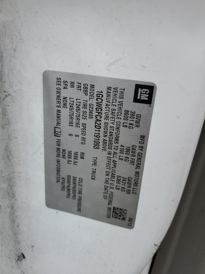 2013 Chevrolet Express G2500