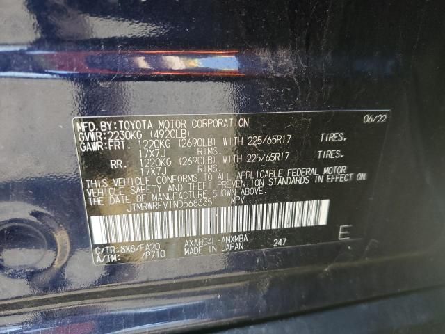 2022 Toyota Rav4 XLE