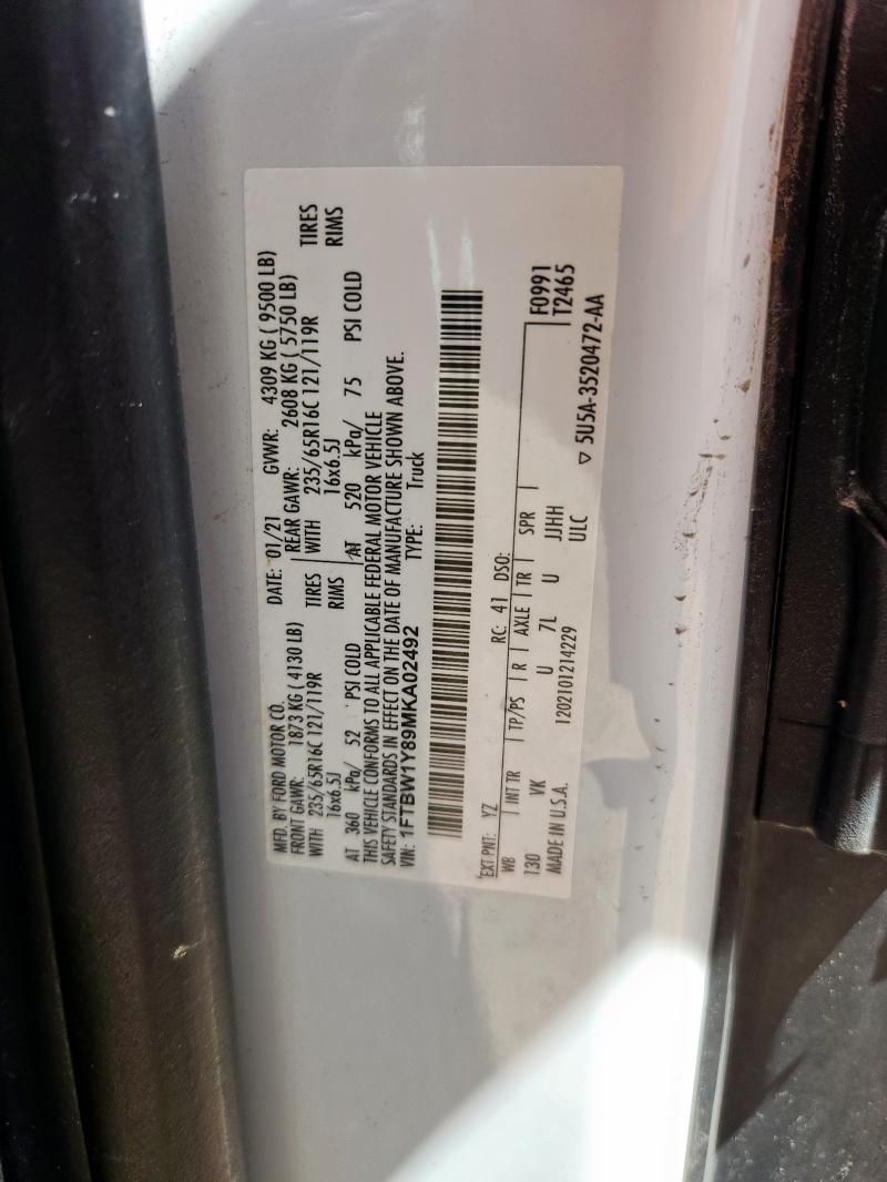 2021 Ford Transit T-350