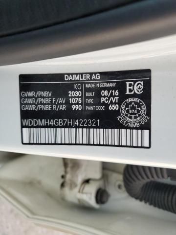 2017 Mercedes-Benz B 250 4matic