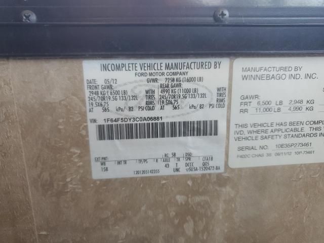 2013 Ford 2013 Winn Vista 26HE