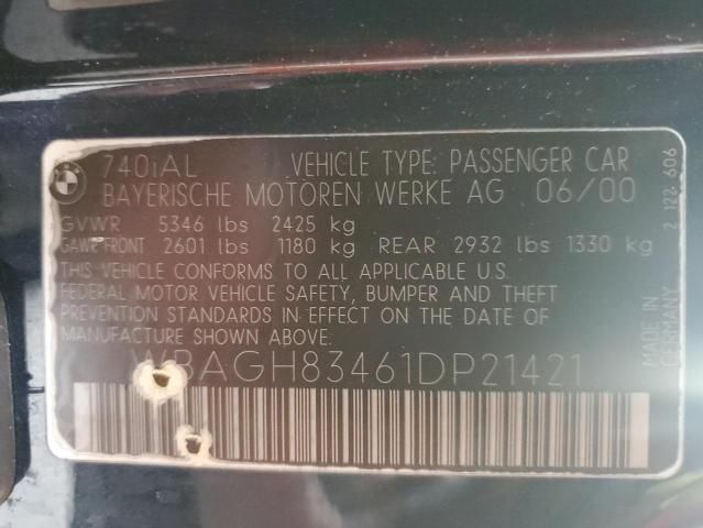 2001 BMW 740 IL