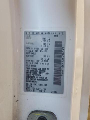 2018 Nissan NV200 2.5S