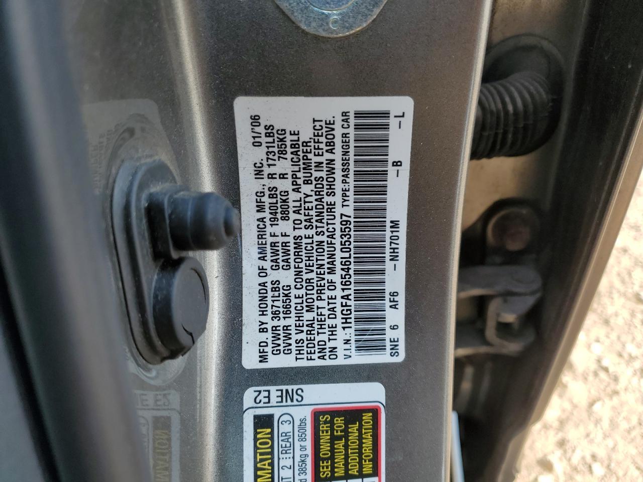2006 Honda Civic lx