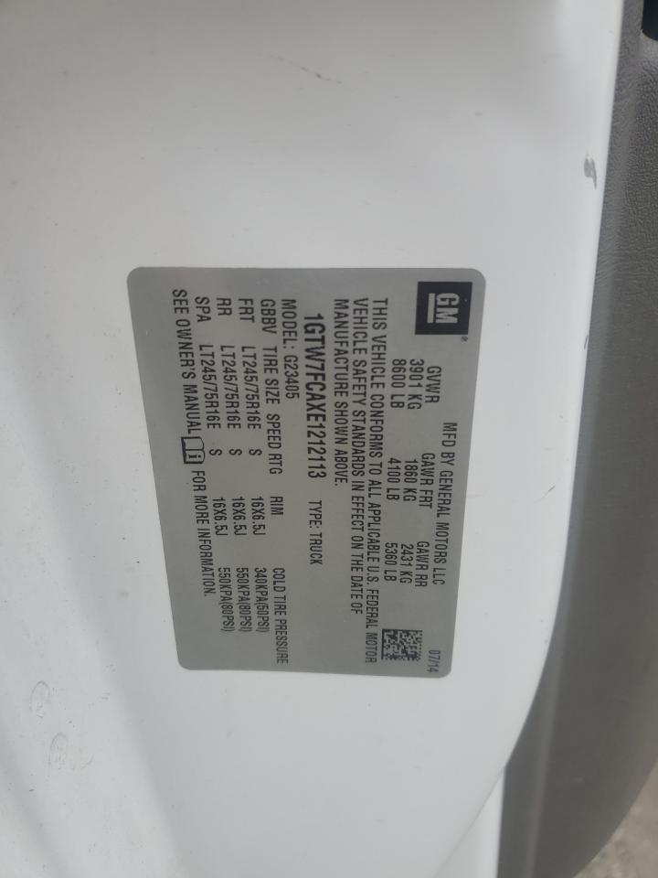 2014 GMC Savana G2500