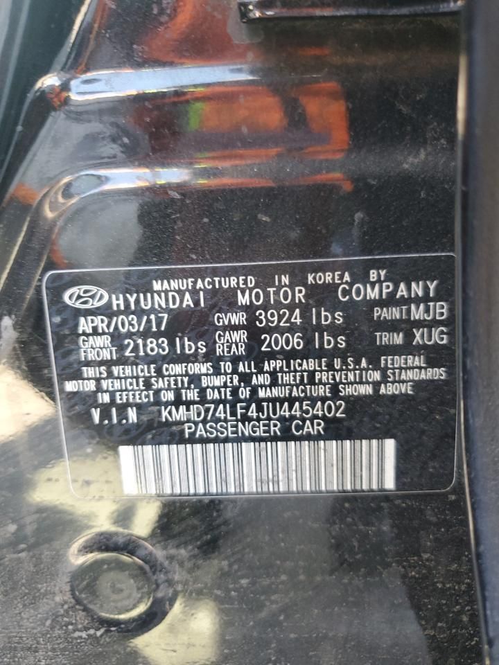 2018 Hyundai Elantra se