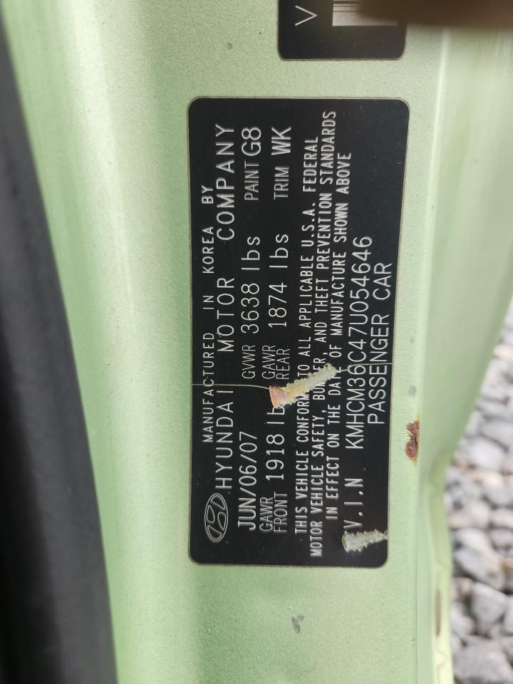 2007 Hyundai Accent gs