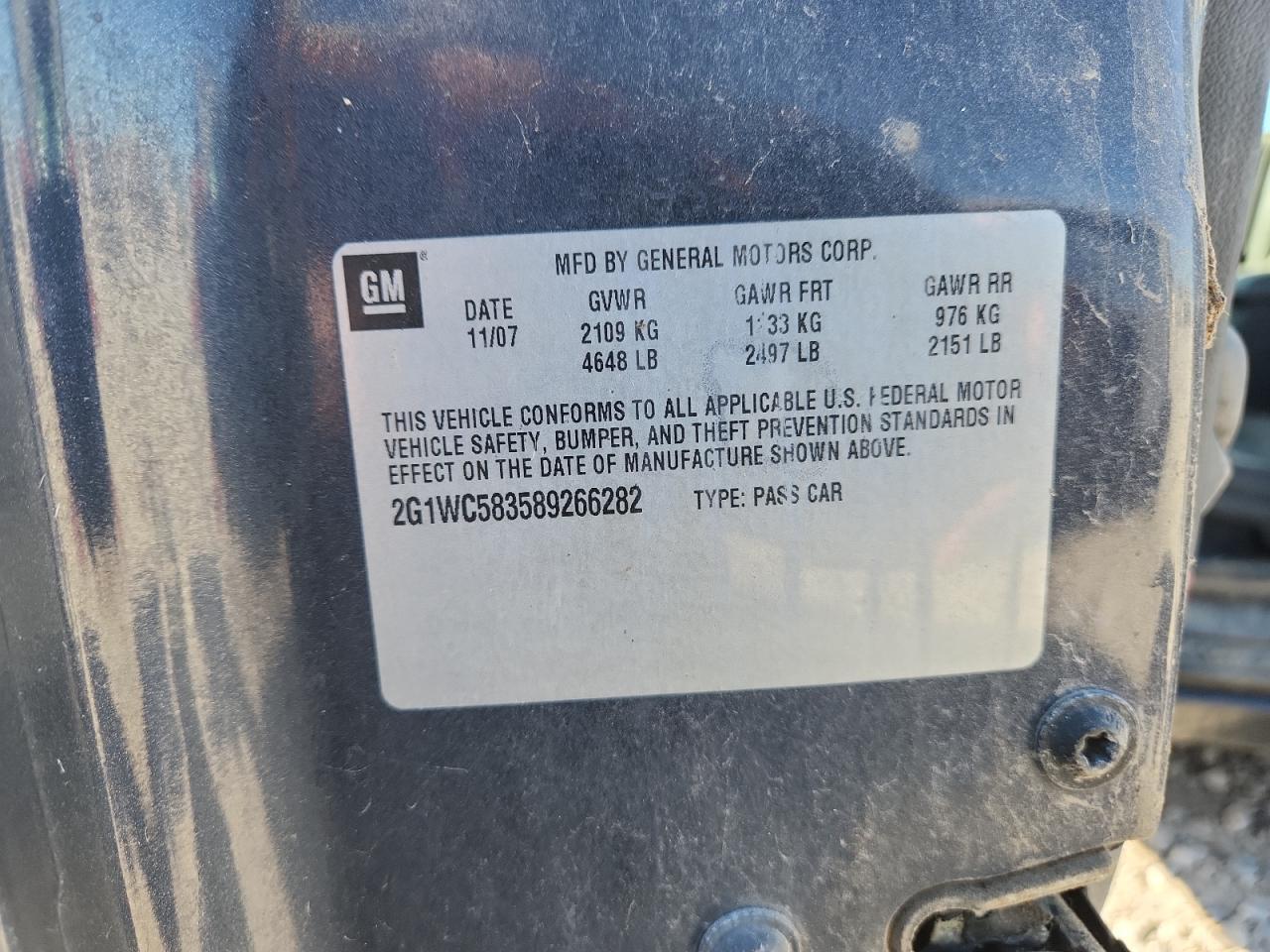 2008 Chevrolet Impala lt