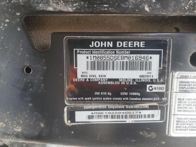 2011 John Deere Gator XUV 855D-ATV