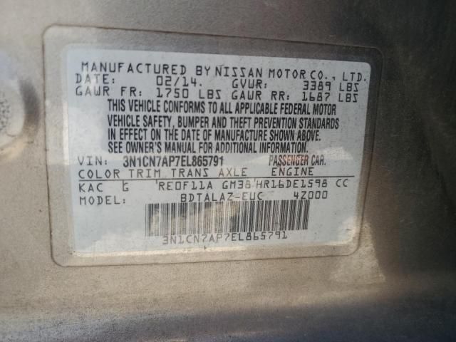 2014 Nissan Versa S