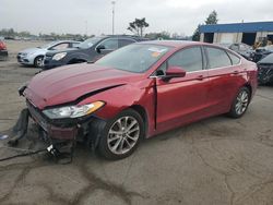 Vehiculos salvage en venta de Copart Woodhaven, MI: 2019 Ford Fusion SE