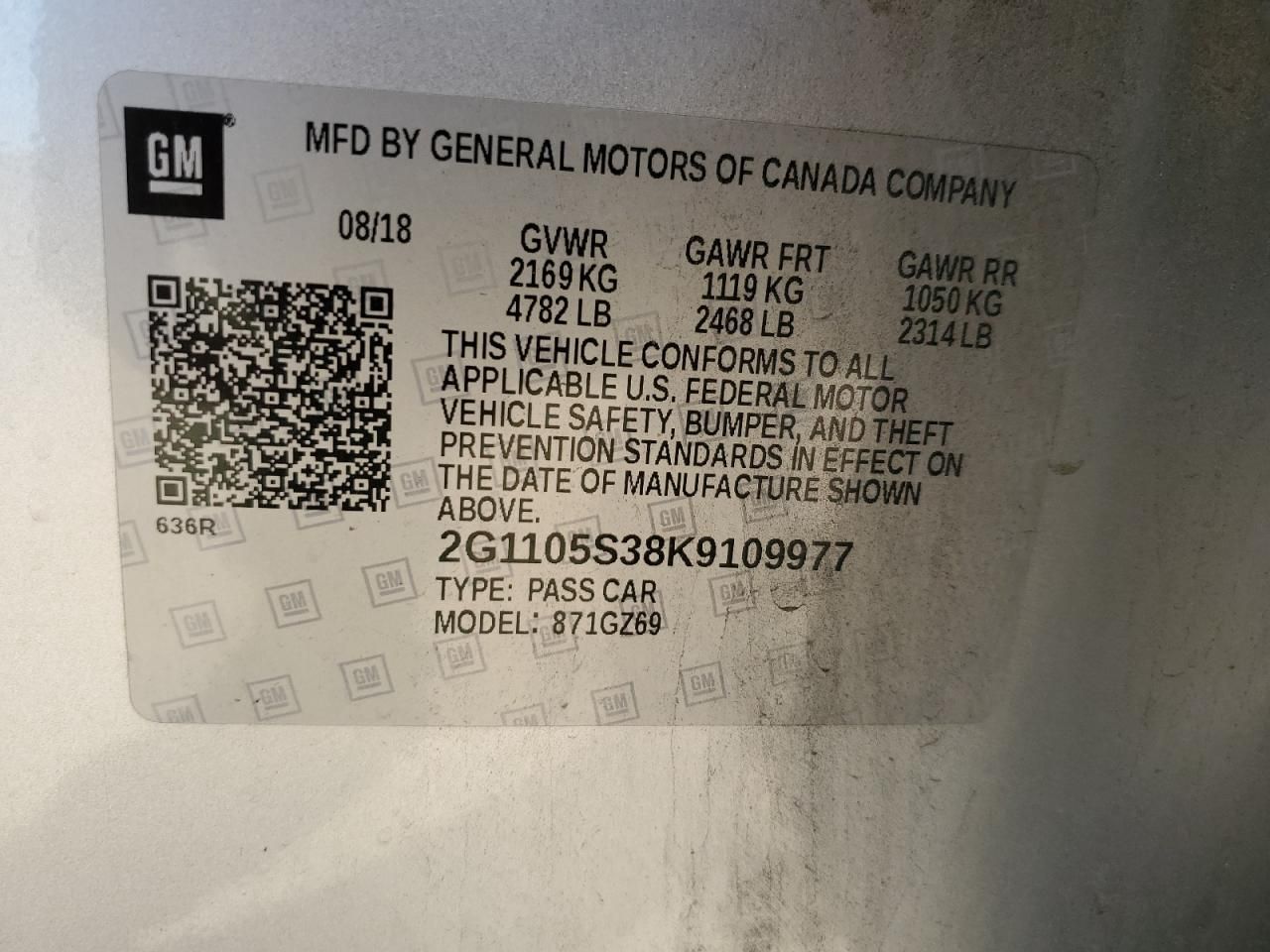 2019 Chevrolet Impala Premier