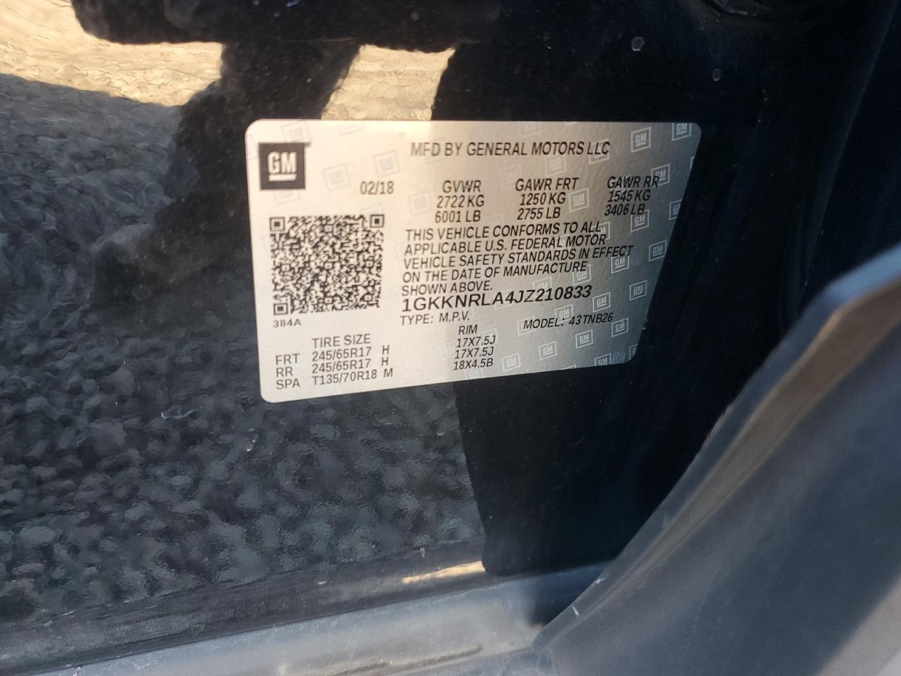 2018 GMC Acadia sle