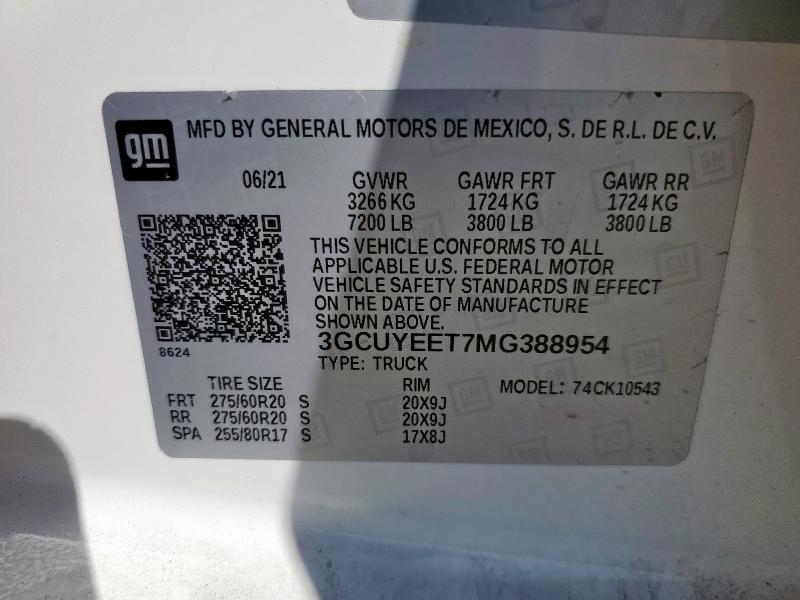 2021 Chevrolet Silverado K1500 rst