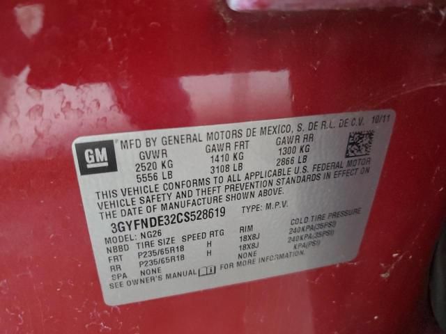 2012 Cadillac Srx Luxury Collection