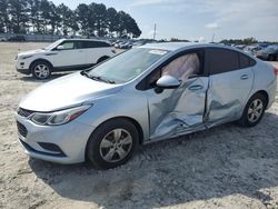 Chevrolet Cruze ls salvage cars for sale: 2018 Chevrolet Cruze LS