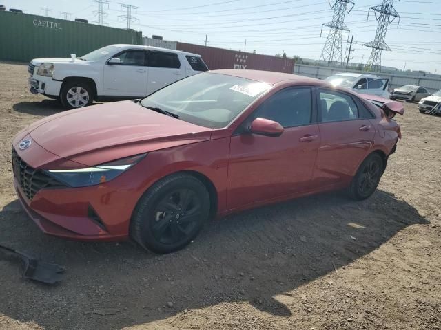 2022 Hyundai Elantra Blue