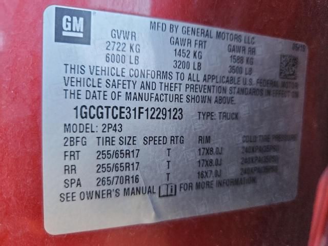 2015 Chevrolet Colorado Z71
