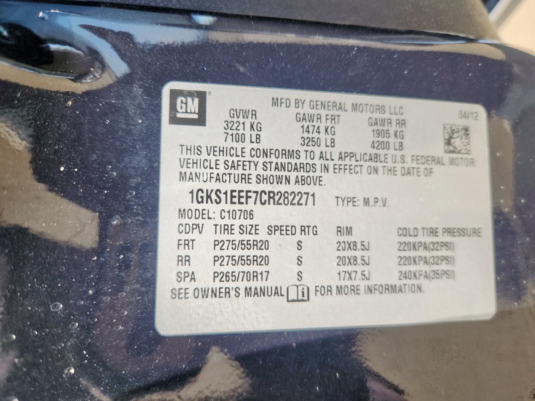 2012 GMC Yukon Denali