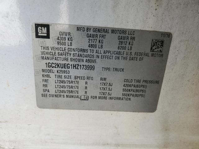 2017 Chev Silverado 2500 HD WO