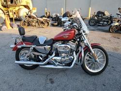 Harley-Davidson XL883 L salvage cars for sale: 2005 Harley-Davidson XL883 L