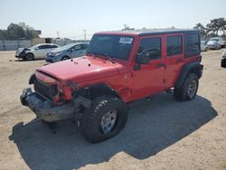 Jeep salvage cars for sale: 2015 Jeep Wrangler Unlimited Sport