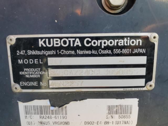 2023 Kubota 2023 Kubota U17