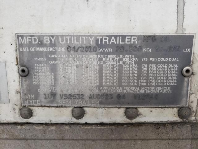 2010 Utility VS2RA Refrigerated Van Trailer