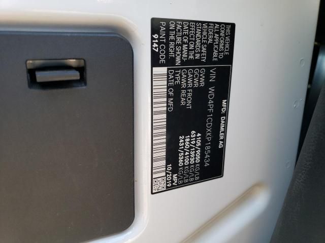 2019 Mercedes-Benz Sprinter 2500/3500