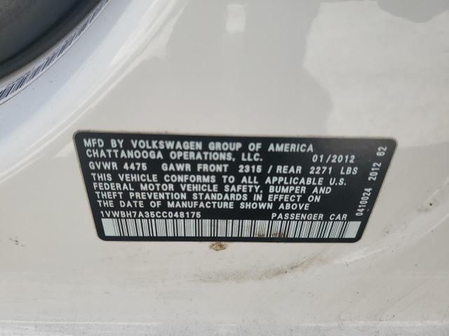 2012 Volkswagen Passat SE