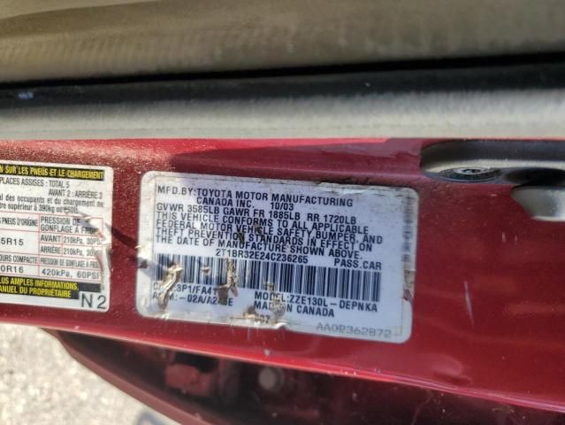 2004 Toyota Corolla ce